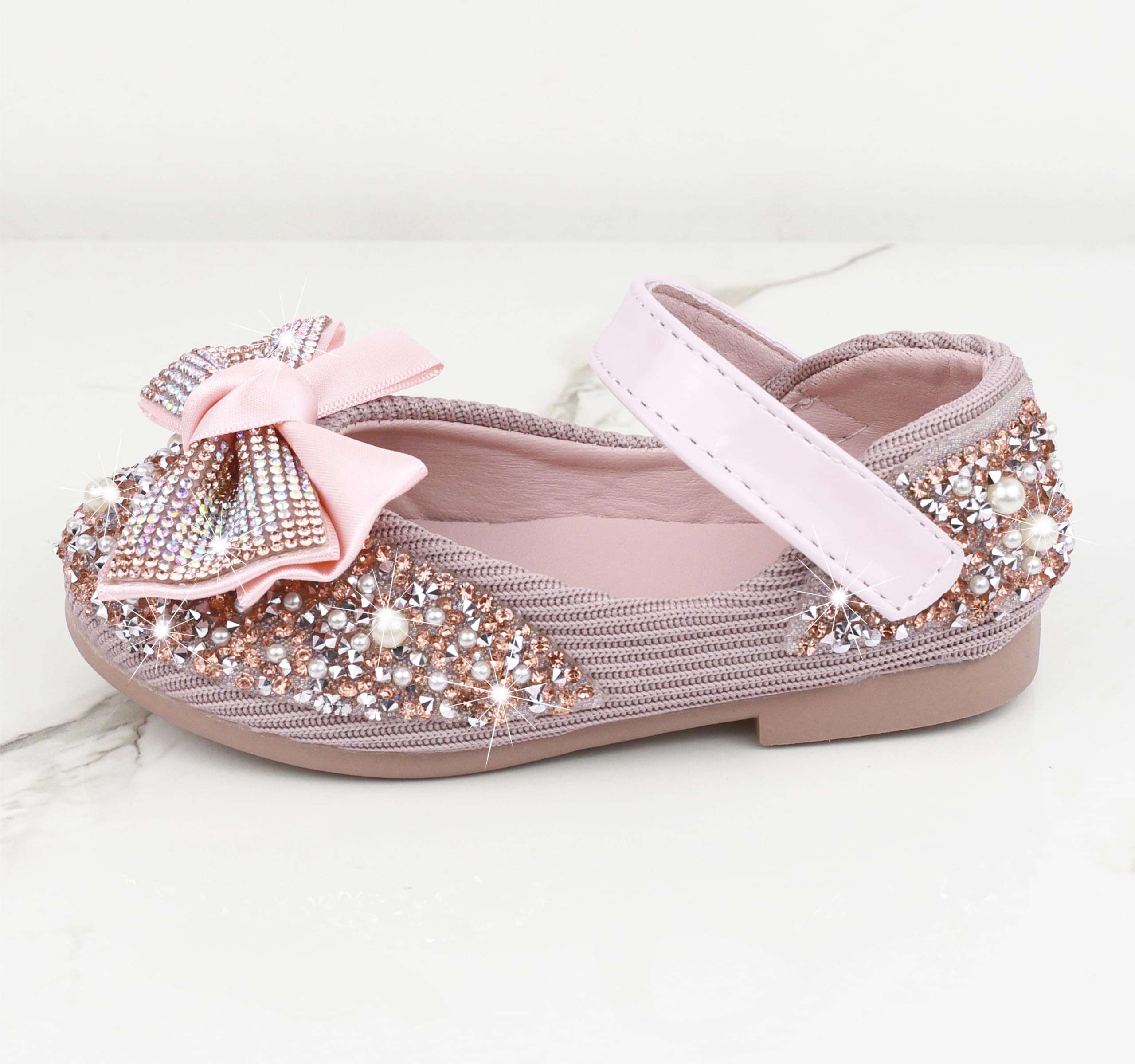 Chaussures de Princesse à Talon pour Filles avec Paillettes Chaussures de Déguisement Reine Scintillantes