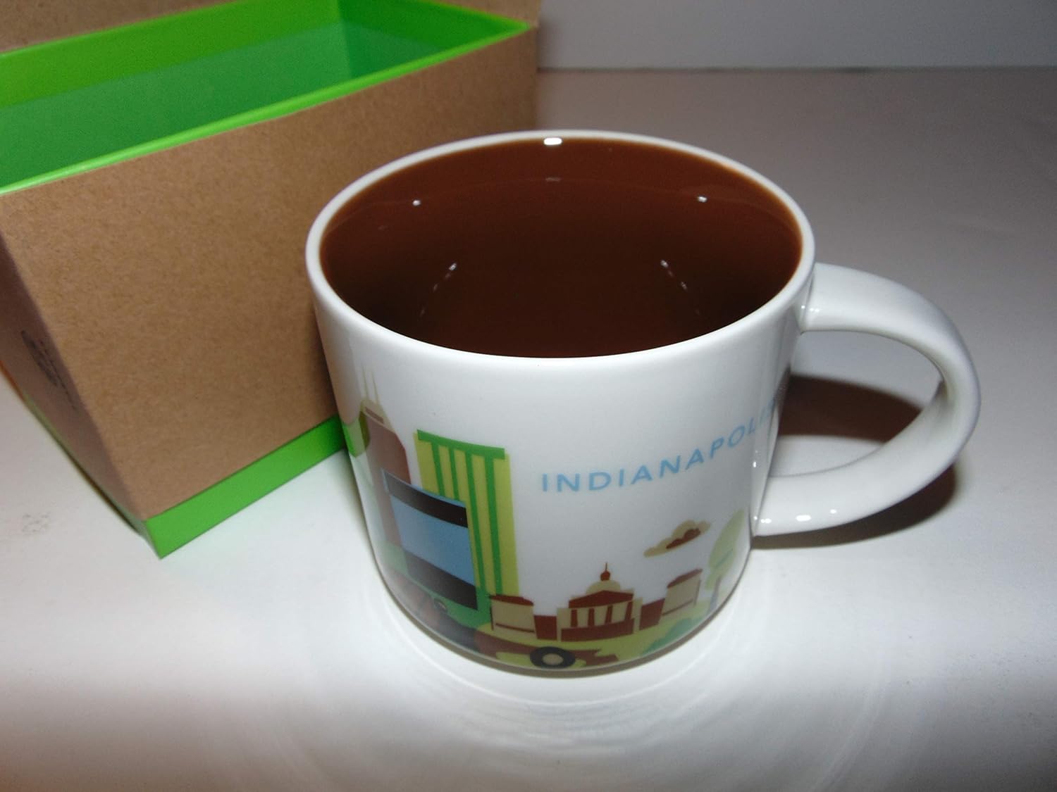 Starbucks Indianapolis Coffee Mug You Are Here Collection 14 Oz Cup