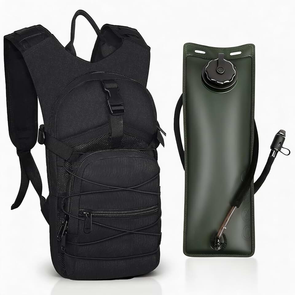Mochilas de Ciclismo com Bolsa de Hidratação de 3L para Corrida, Trilhas, Ciclismo, Escalada, Camping e Mountain Bike