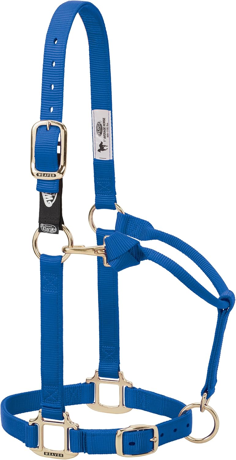 Weaver Leather Xtended Life Closure System Adjustable Breakaway Nylon Horse Halter
