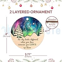 Vista 4 de Hyturle - Adornos de Navidad conmemorativos para la pérdida de un ser querido, adorno conmemorativo de atrapasoles - Regalos de condolencias por