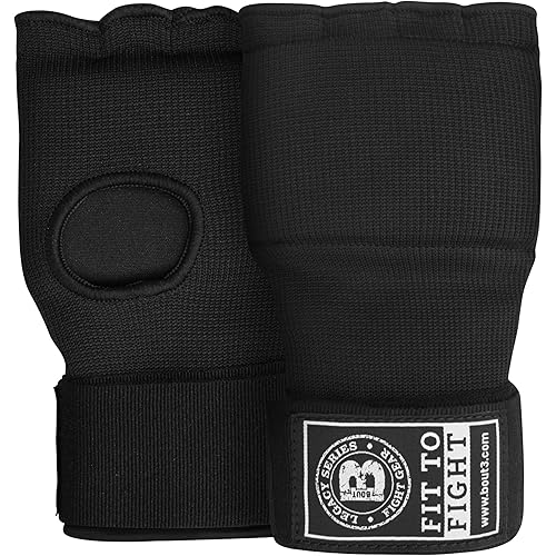 Bout3® Gel Boxing Handwraps for Men & Women - Inner Gloves with Gel Padding for Wrist Support, Comfort, 80cm Long Straps, Impact Protection - Ideal for Boxing, MMA, Kickboxing, Training