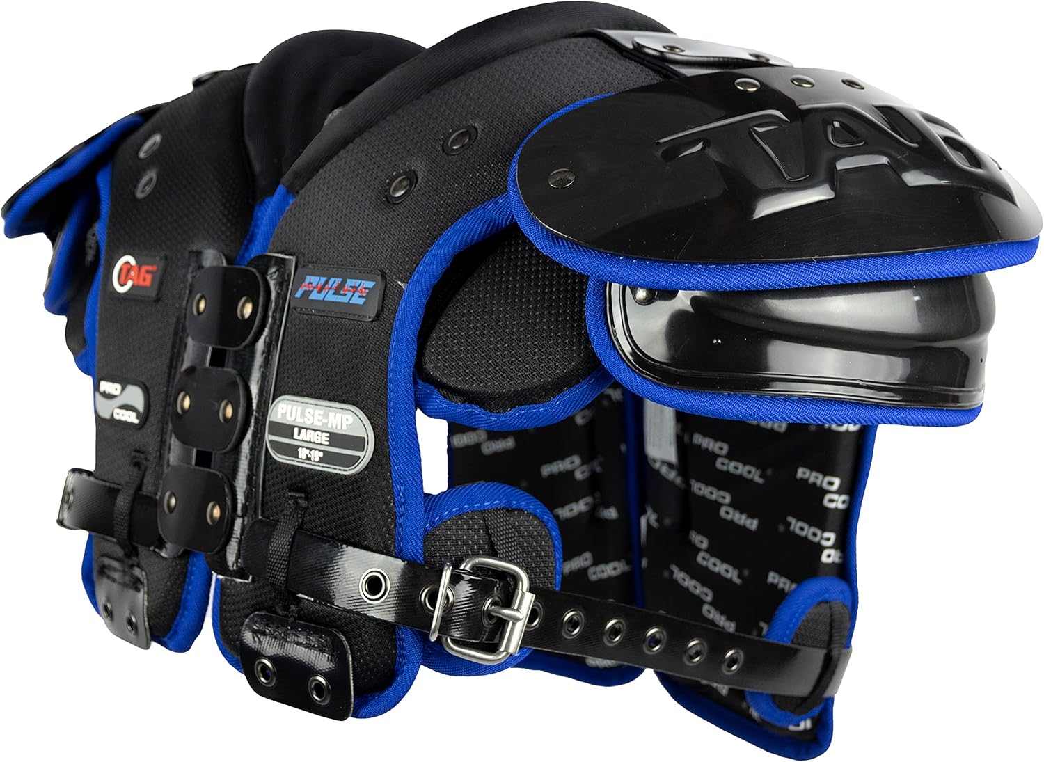 TAG PULSE-MP Multi-Position Football Shoulder Pad for Offensive and Defensive Line, Fullback, Running Back, Tight End, Linebacker