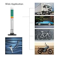 Vista 4 de Godeson 88702 indicador de profundidad de la banda de rodadura del neumático con código de colores inteligente