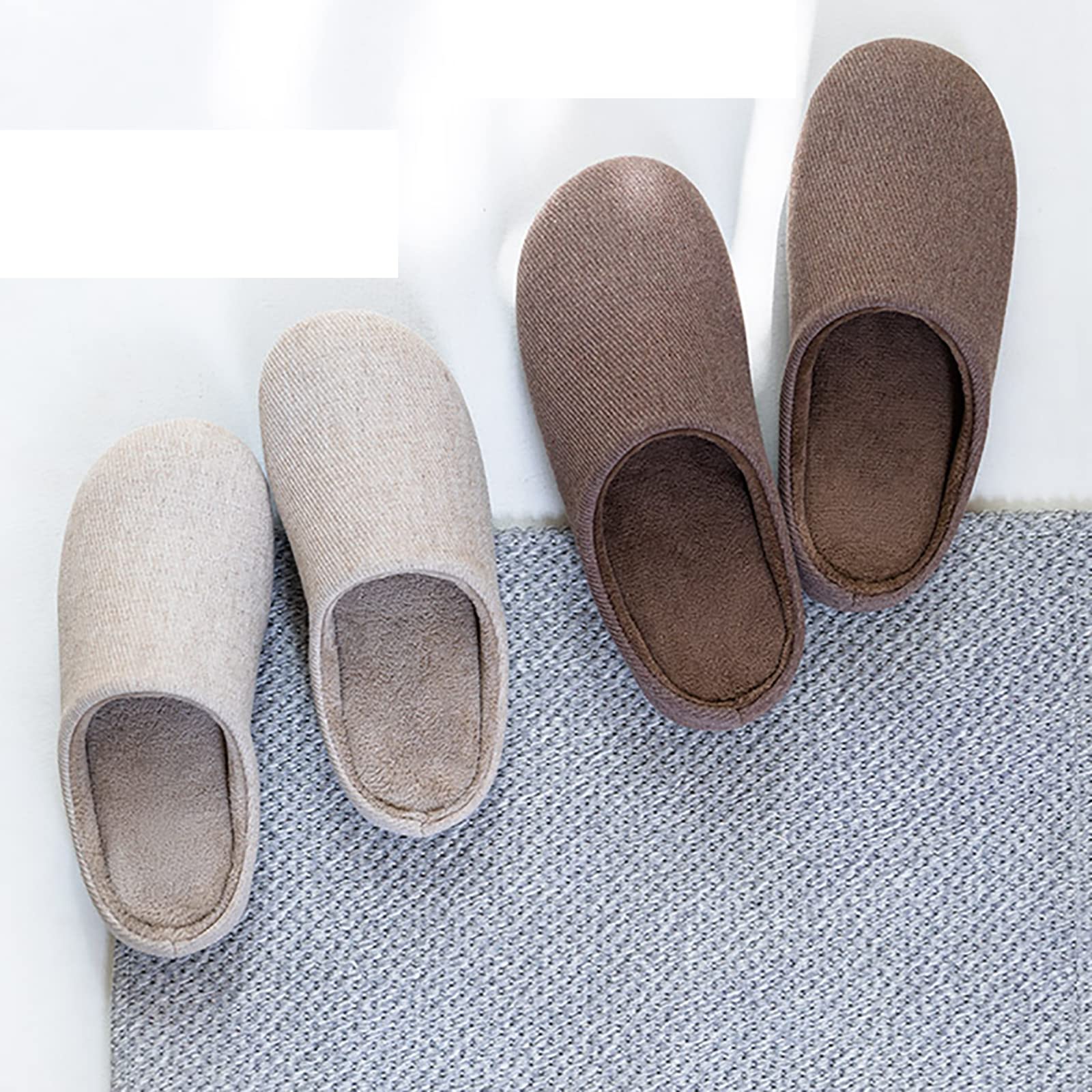 Generic Pantofole per Le Donne Accoglienti Pantofole da Camera da Letto All'aperto Interni Morbide Pantofole da Casa Pantofole da Donna Scarpe da Casa con Suola Morbida