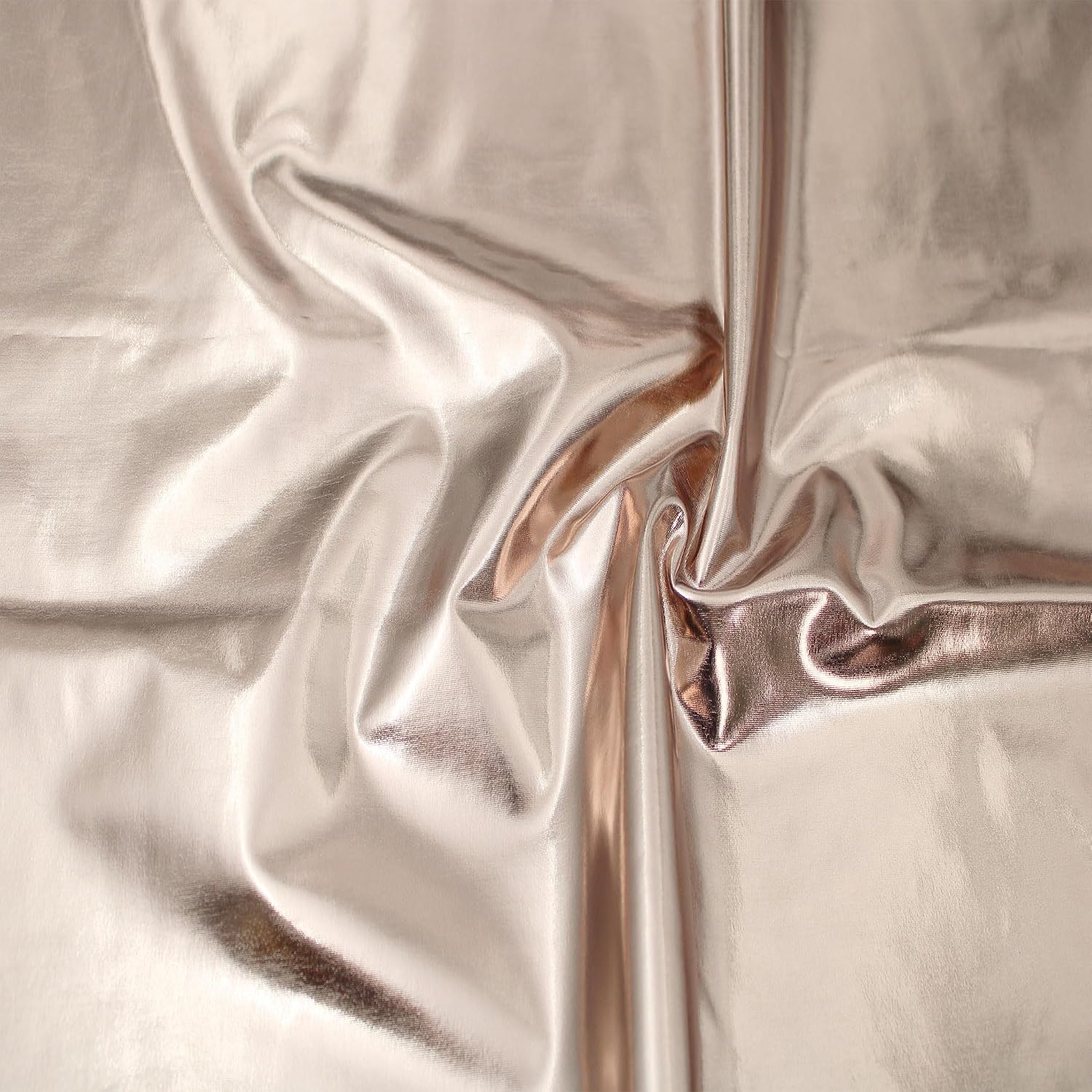 Stylish FABRIC 60" Wide Poly Spandex Foil Fabric-Sold by The Yard-185 GSM, Medium Weight, 2-Way Stretch-Apparel, Leggings, Dance Outfits & Costumes, Gun Metal 1 Yard