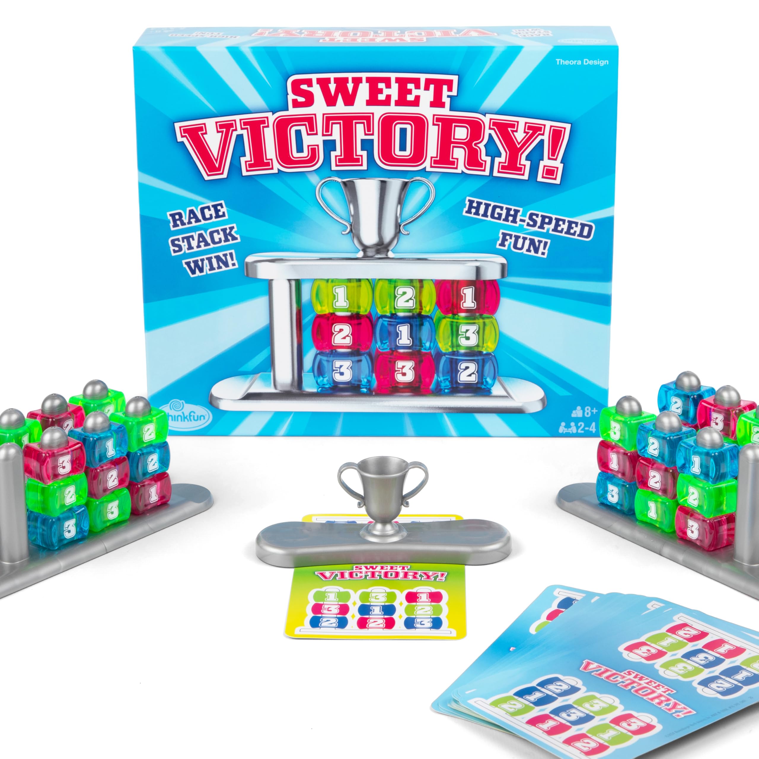 Amazon.com: ThinkFun Sweet Victory l The Race to Finish Speed
