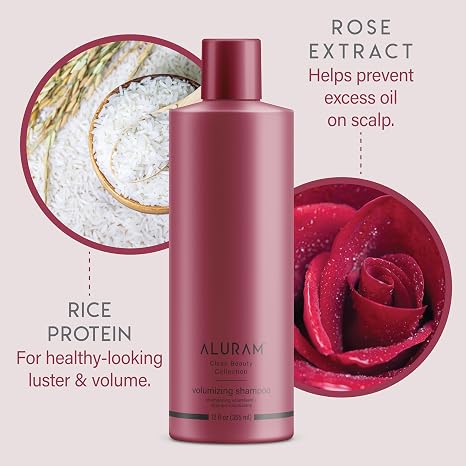 ALURAM Volumizing Shampoo, Non-Drying Gentle Cleanser Adds Body & Fullness for All Hair Types