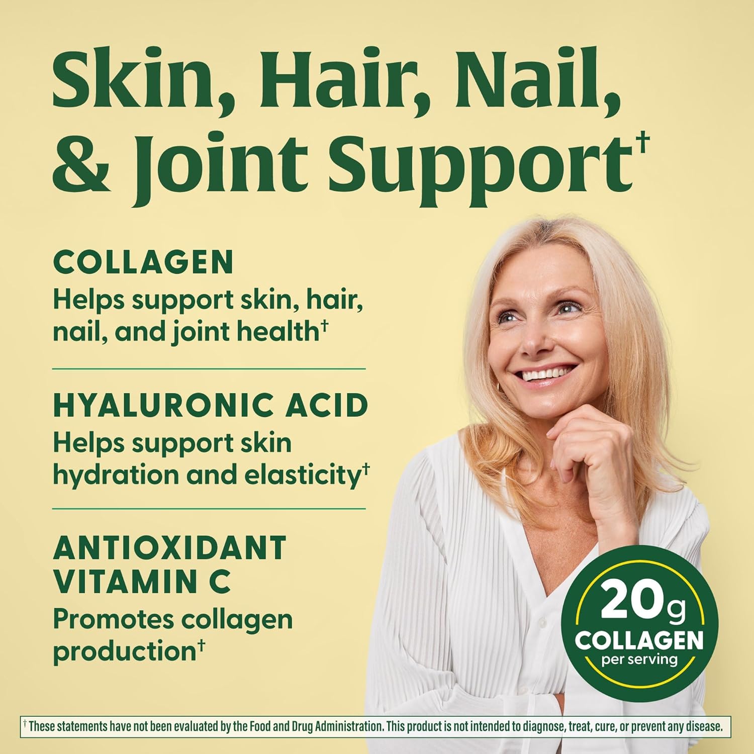 MegaFood Blood Builder Iron Supplement (30 Tablets) & Collagen Peptides (20 oz) Bundle - Iron for Red Blood Cell Production - Collagen for Hair, Skin & Nails - Gluten Free