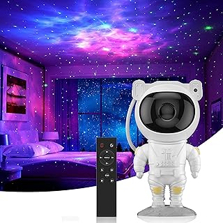 SWIFTVEIN LED Starry Sky Projector Astronaut, Galaxy Light with Remote Control and Timer, Star Projector Children and Adul…