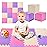 TOYVELT Ultimate Foam Play Mat Set 12x12-16 Interlocking Floor Tiles for Kids - Non Toxic, Colorful Foam Puzzle Mats - Safe and Durable - Ideal Play Mat for Toddlers 1-3 - Pink-Purple-Beige