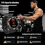 KOSPET Tank T3 Ultra 2 Smart Watch for Men GPS, Extra-Long Battery, Full Stainless Steel Body Rugged Smartwatch with Bluetooth Calling, 1.43" AMOLED Display, Pressure&Altitude&Compass Black