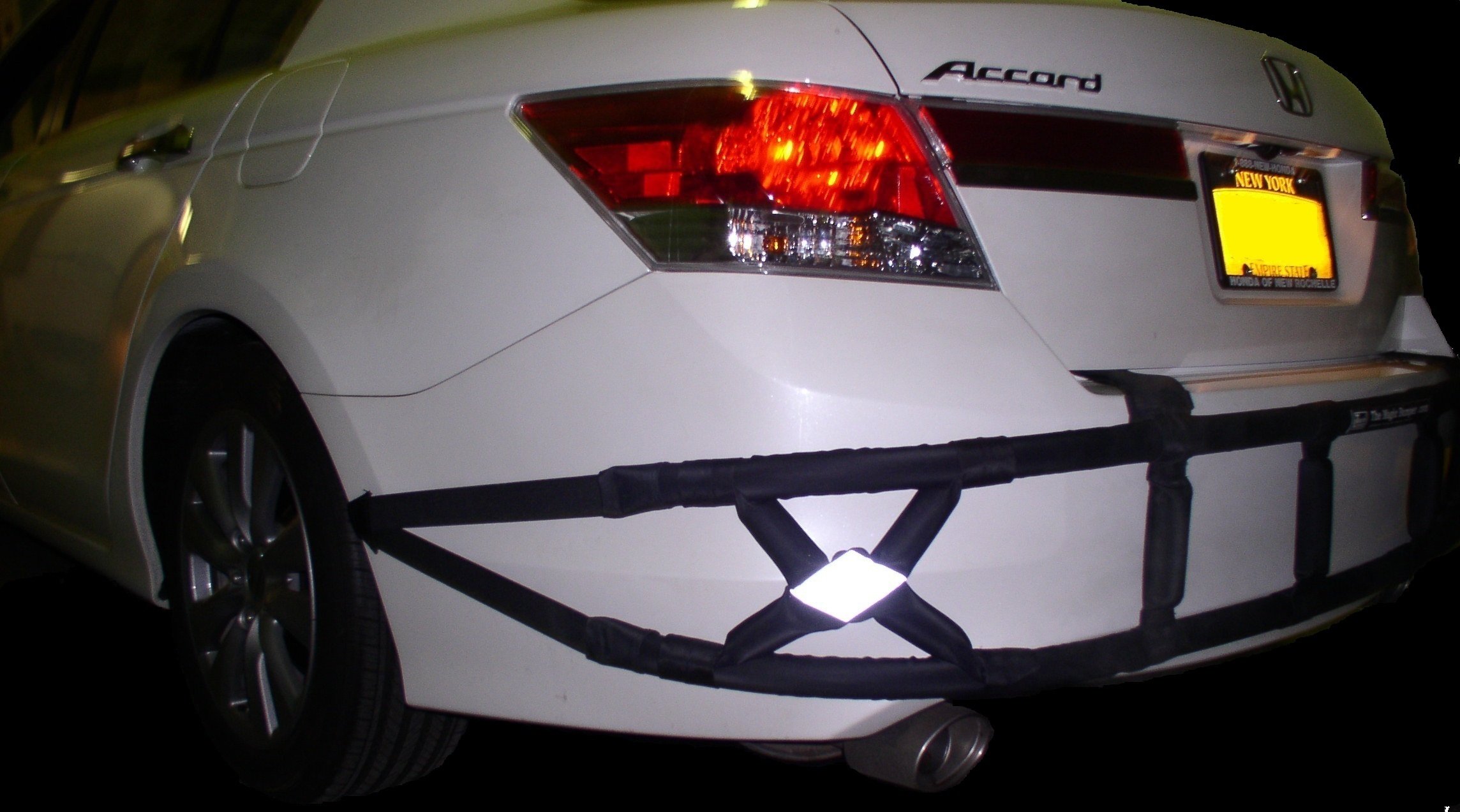 The Magic Bumper, Rear Black, Adjustable SIZE Bumper Protector, For Any Car Bumper