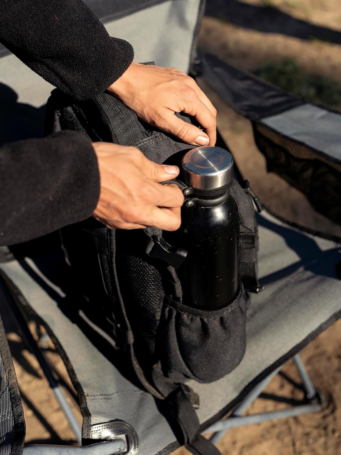 SAMURAI TACTICAL Wakizashi Tactical Backpack (Black), One Size, (ZPB001EC-008) - Image 6