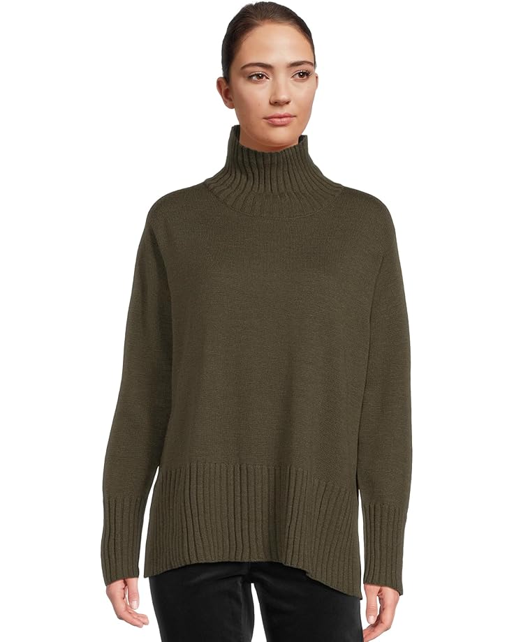 Eileen Fisher Merino Turtle Neck Sweater - Main View