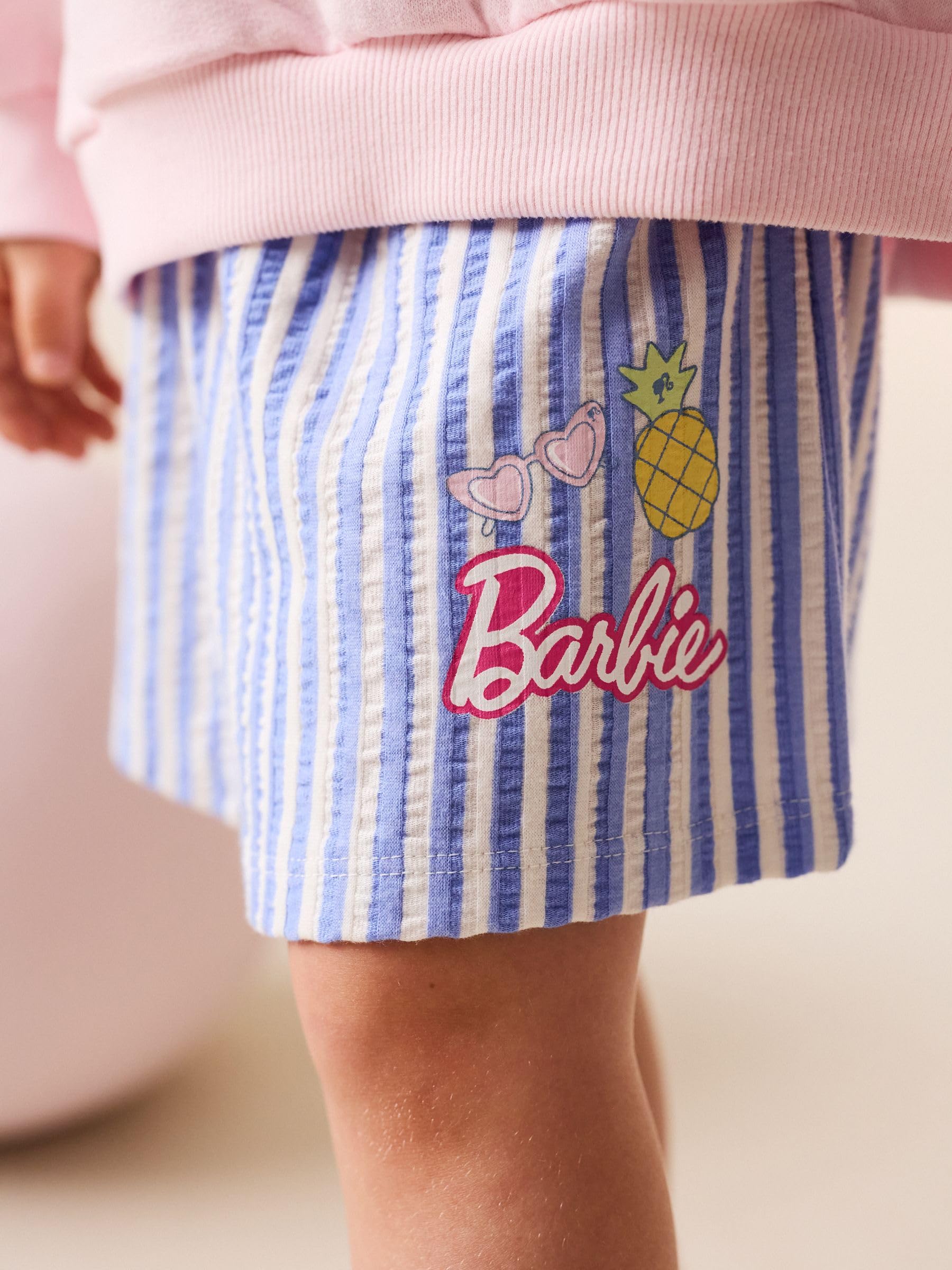 NEXT Niñas Conjunto con pantalones cortos de Barbie