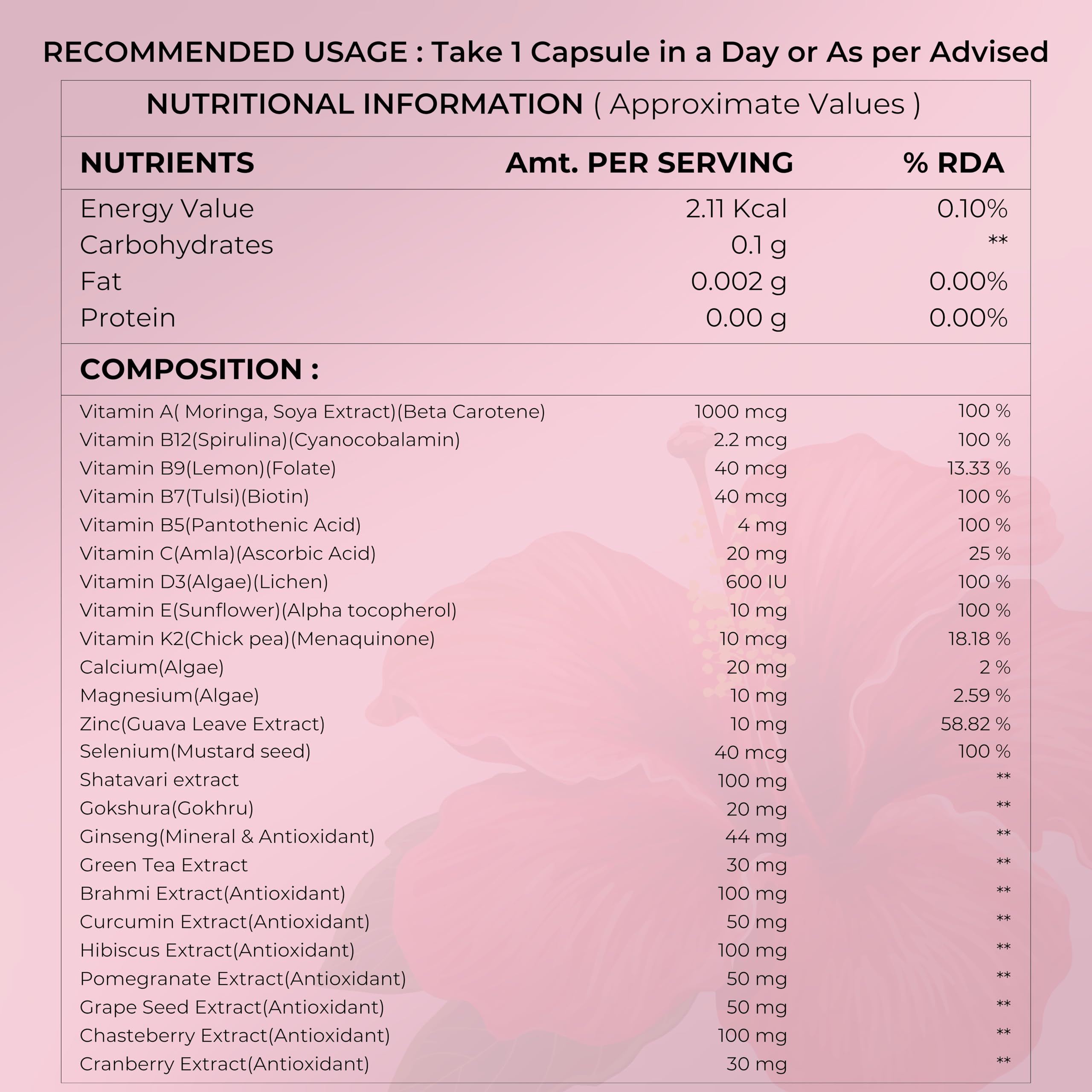 Women 35+ Multivitamin Capsules | 100% Plant-Based | Daily Nutrition for Perimenopause & Nearing Menopause | Hormonal Balance | Vegetarian Capsules | — Amazon image 5