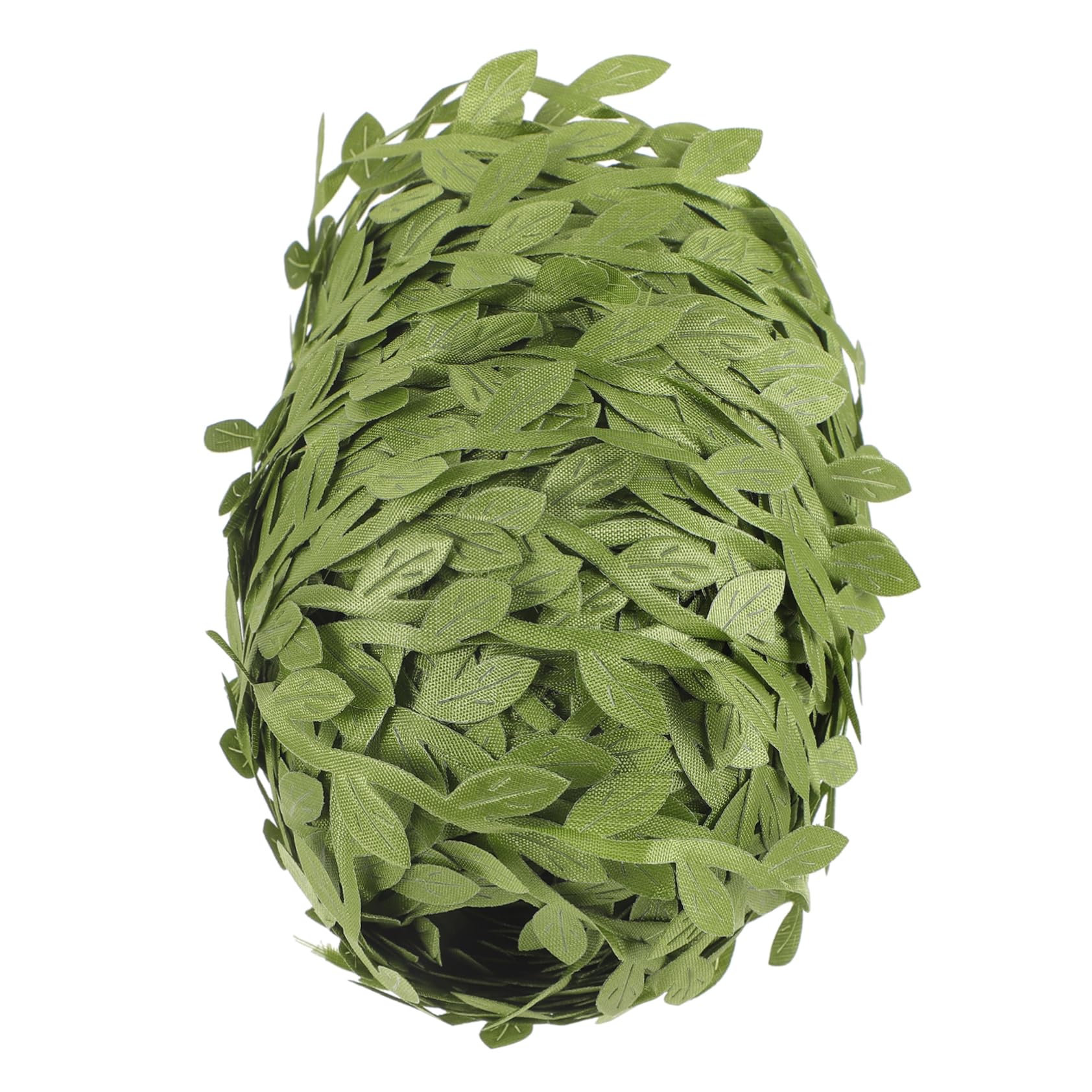 Uonlytech 2 Rollos Ratán de Mimbre simulado Real Guirnalda Hojas Falsas Decoración de la Pared Vine Muro Colgando Hojas de Sauce decoración de Hojas Colgantes PVC Green