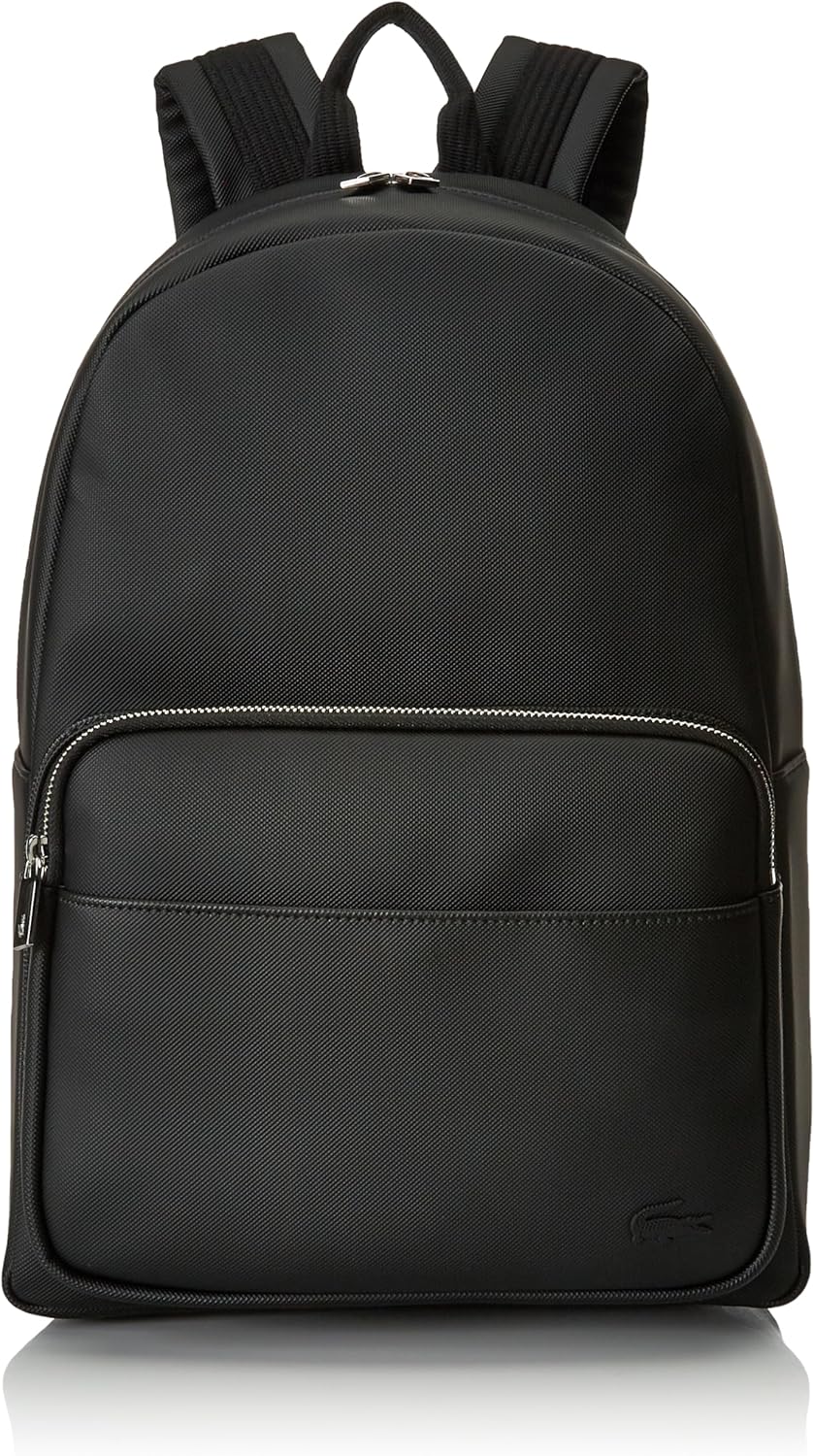 Lacoste Men's Classic Laptop Pocket Backpack, Black, One Size - Image 6