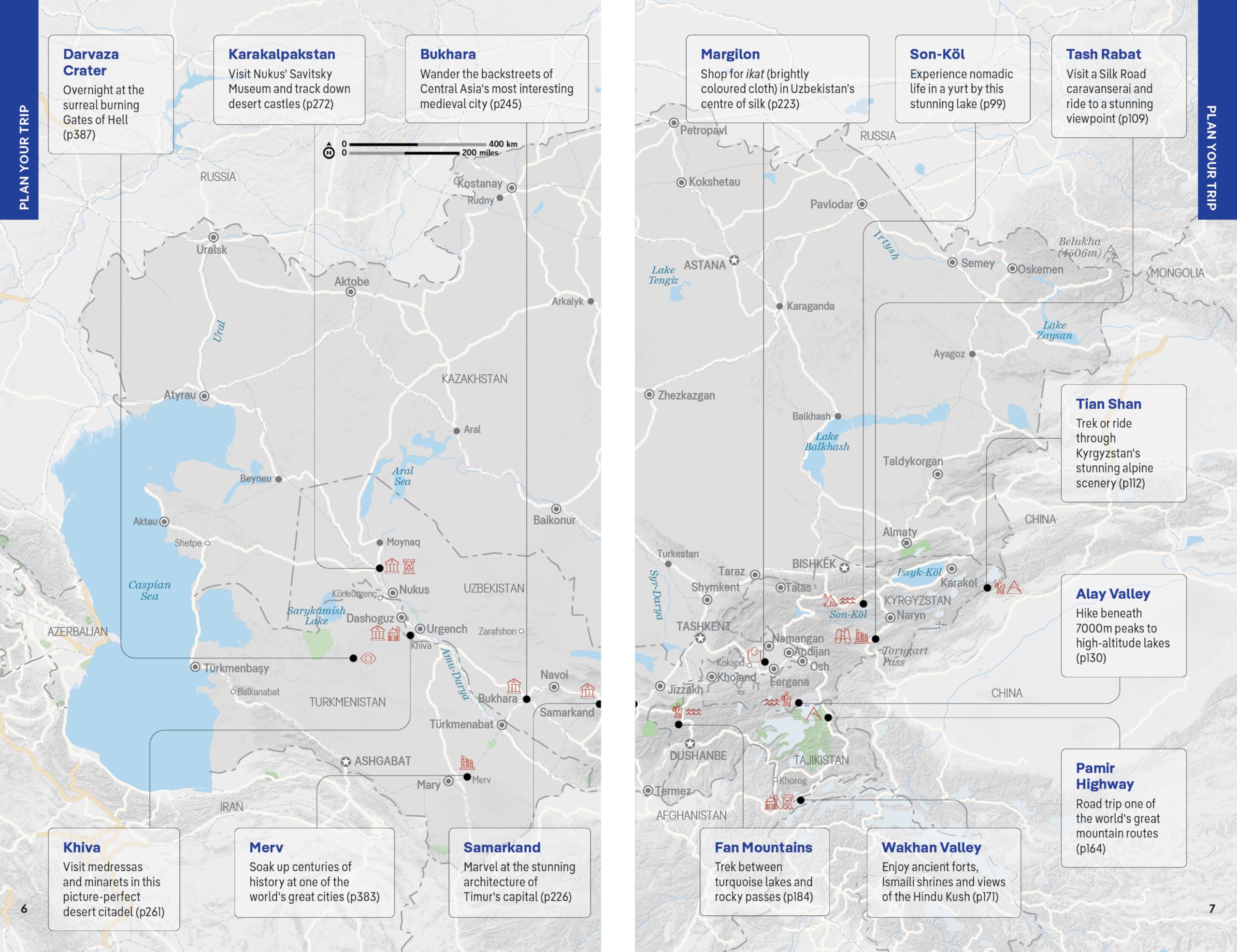 Central Asia - 8ed - Anglais: Plan the Trip of a Lifetime | Detailed Itineraries & Maps | Insider Tips | Covers Uzbekistan, Kazakhstan, Kyrgyzstan, Tajikistan and Turkmenistan