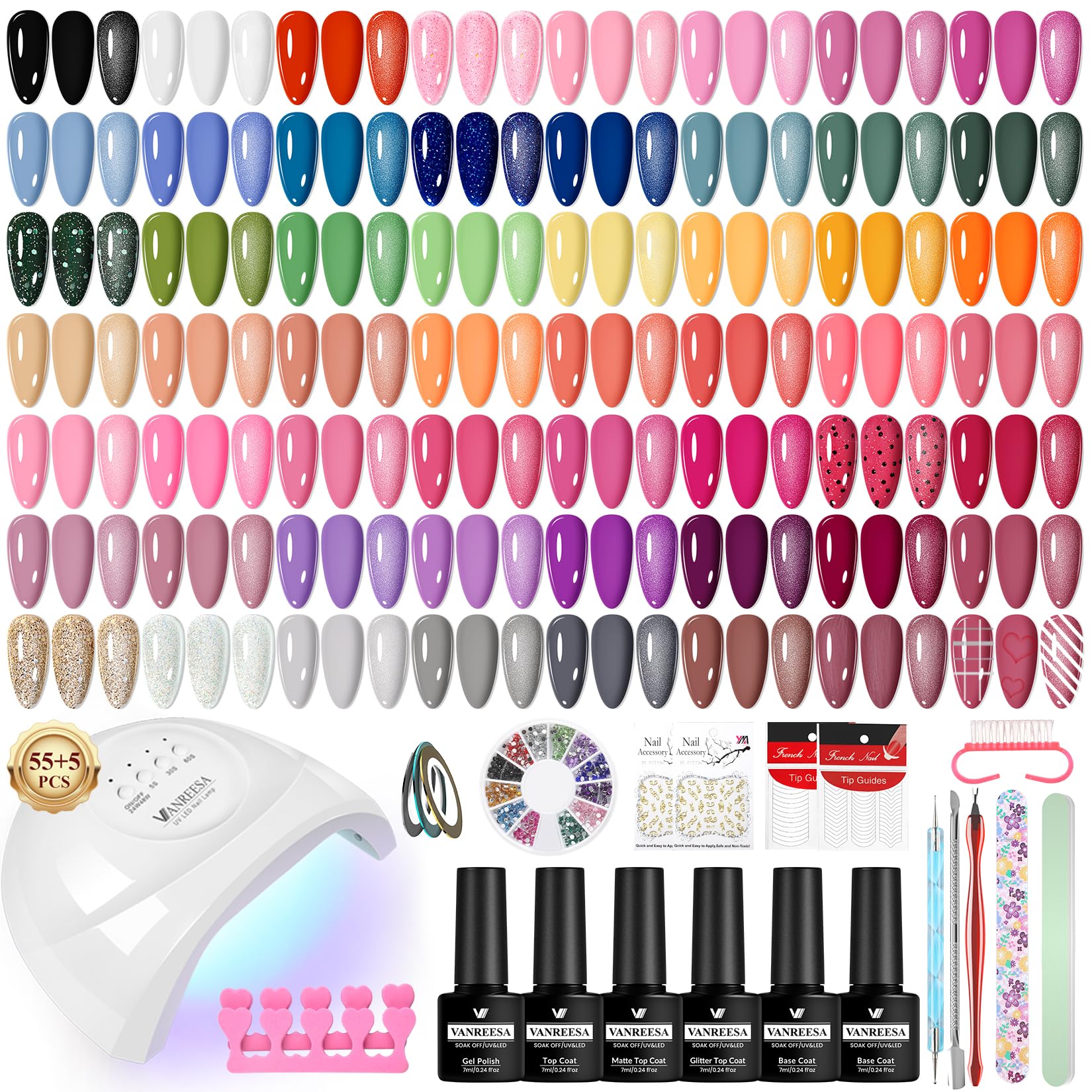 VANREESA Gel Nail Polish Set