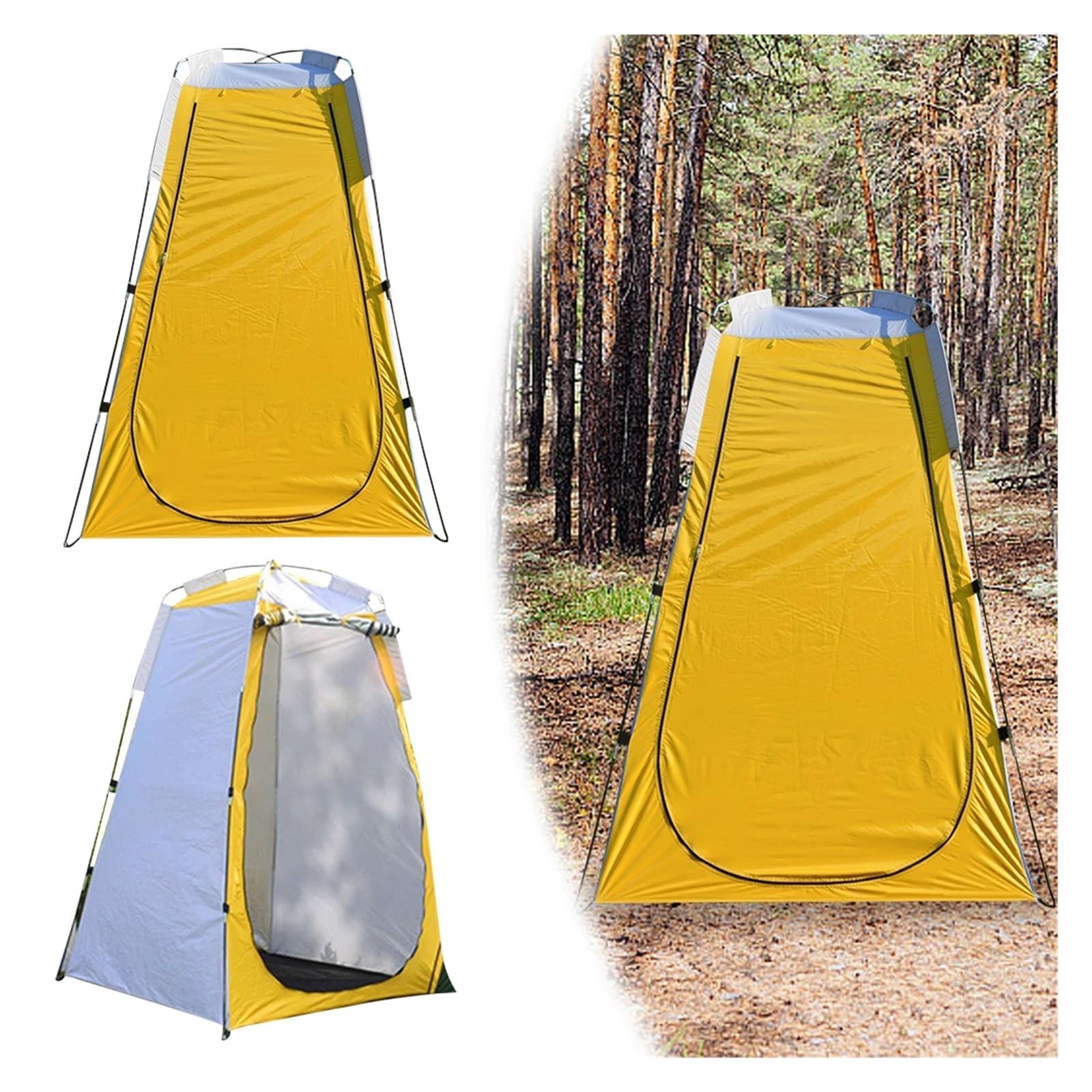 Tenda da campeggio portatile Tenda da bagno portatile ricovero impermeabile for spogliatoio toilette con doccia spiaggia resistente agli strappi for viaggi escursionistici
