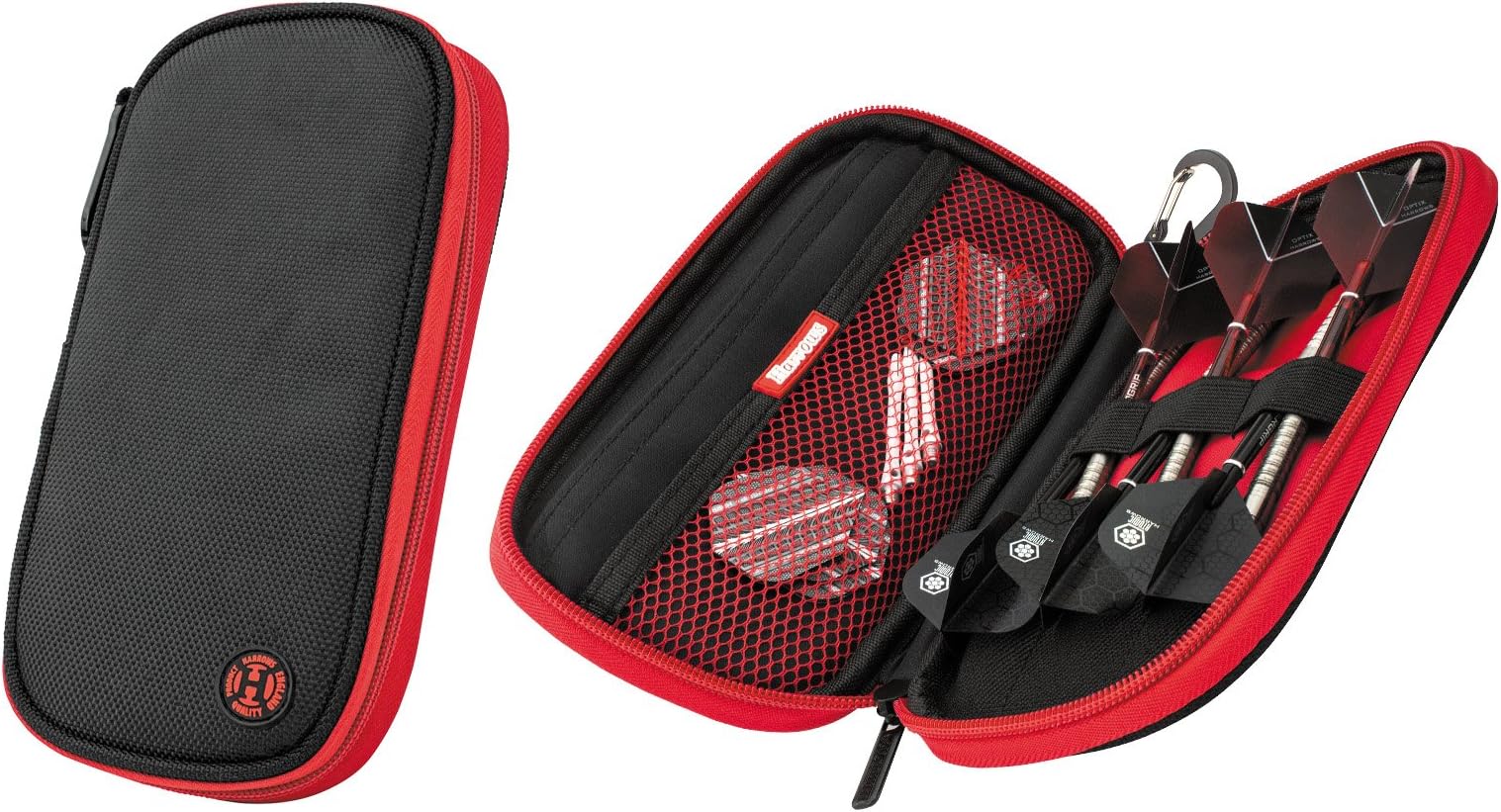 Harrows Z400 Darts Case/Wallet Black and Red