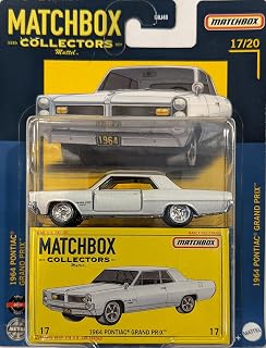Matchbox Collectors Series White 1964 Pontiac Grand Prix 17/20