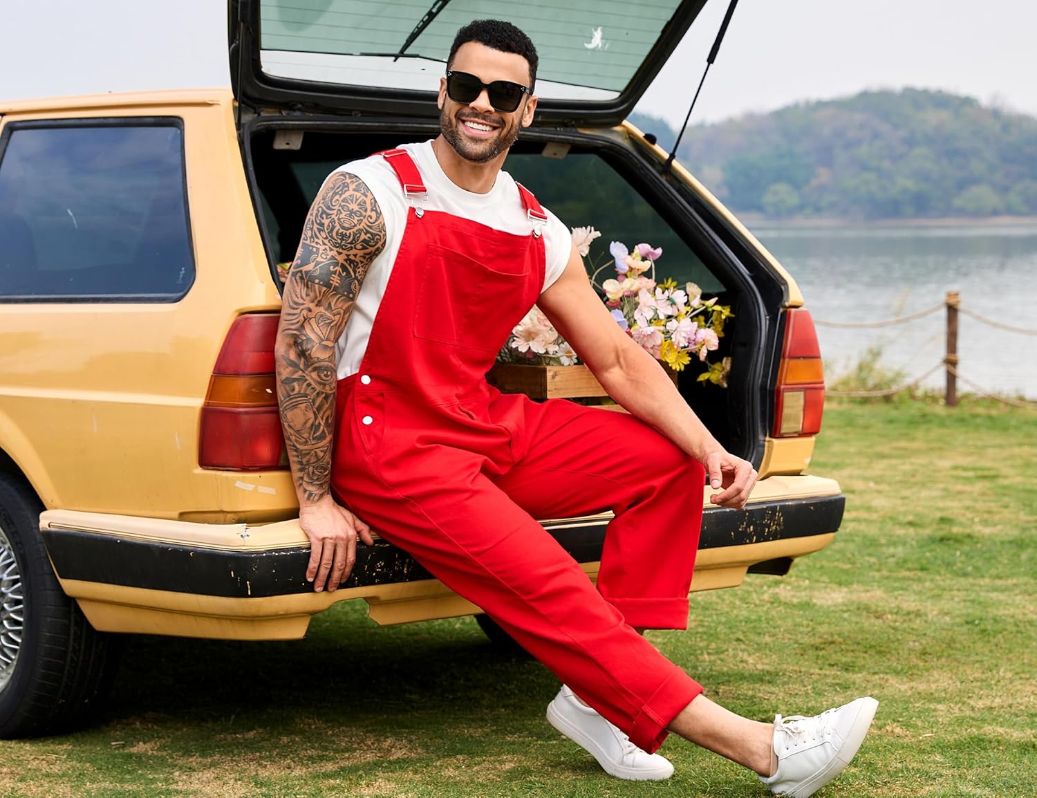 Overalls for Men Fashion Coveralls Work Utility Martinique Ubuy