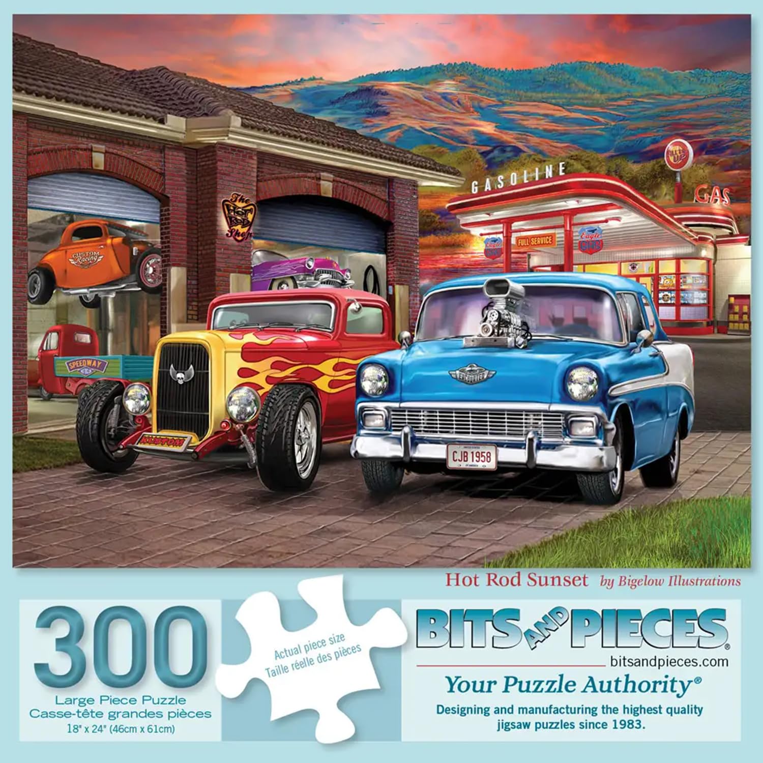 平和/BIG BONUS CR枠ジャンク Amazon.com: Bits and Pieces 300 Piece Puzzles for Adults 300 Large
