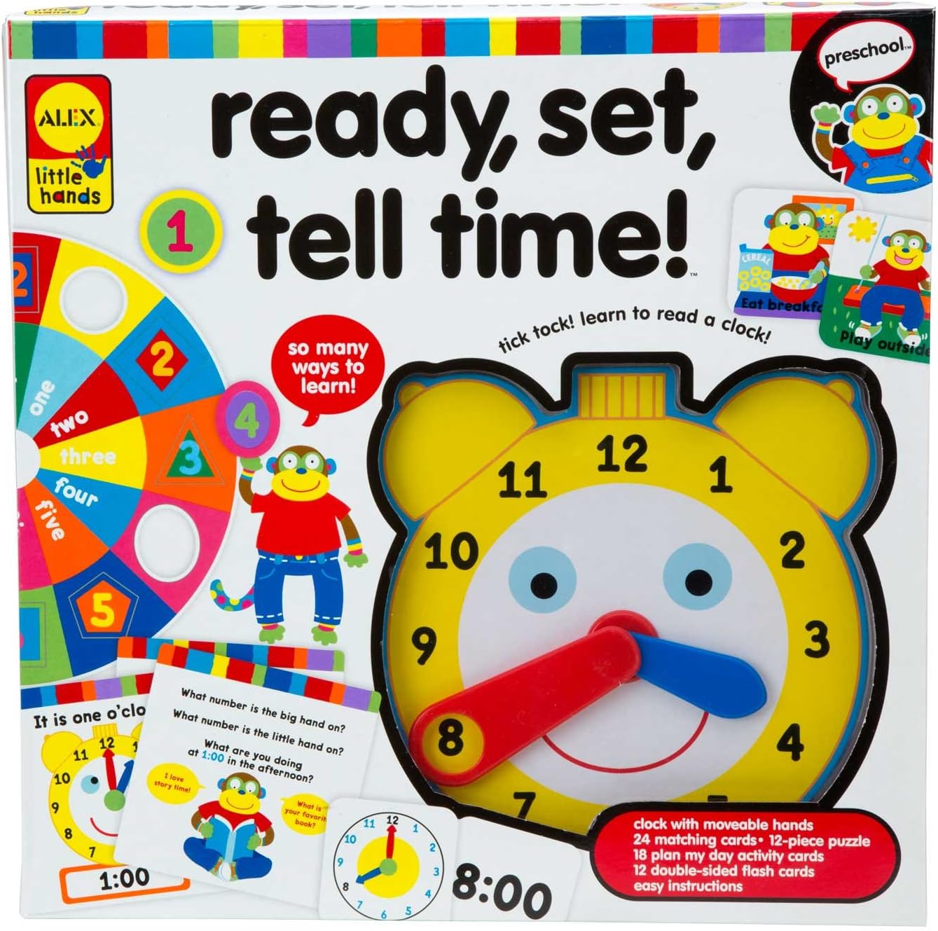 Alex Toys Little Hands Ready, Set, Tell Time : Amazon.ca: Toys & Games