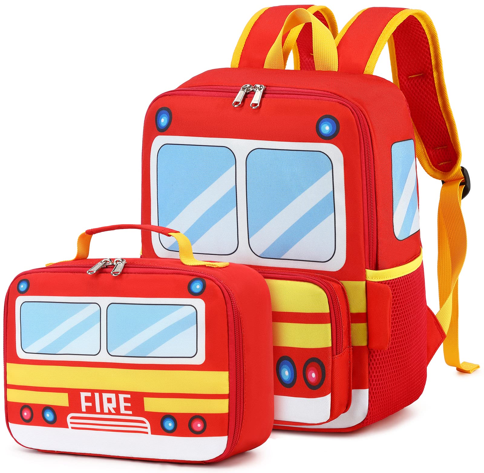 Bluboon Toddler 3D School Bus Backpack