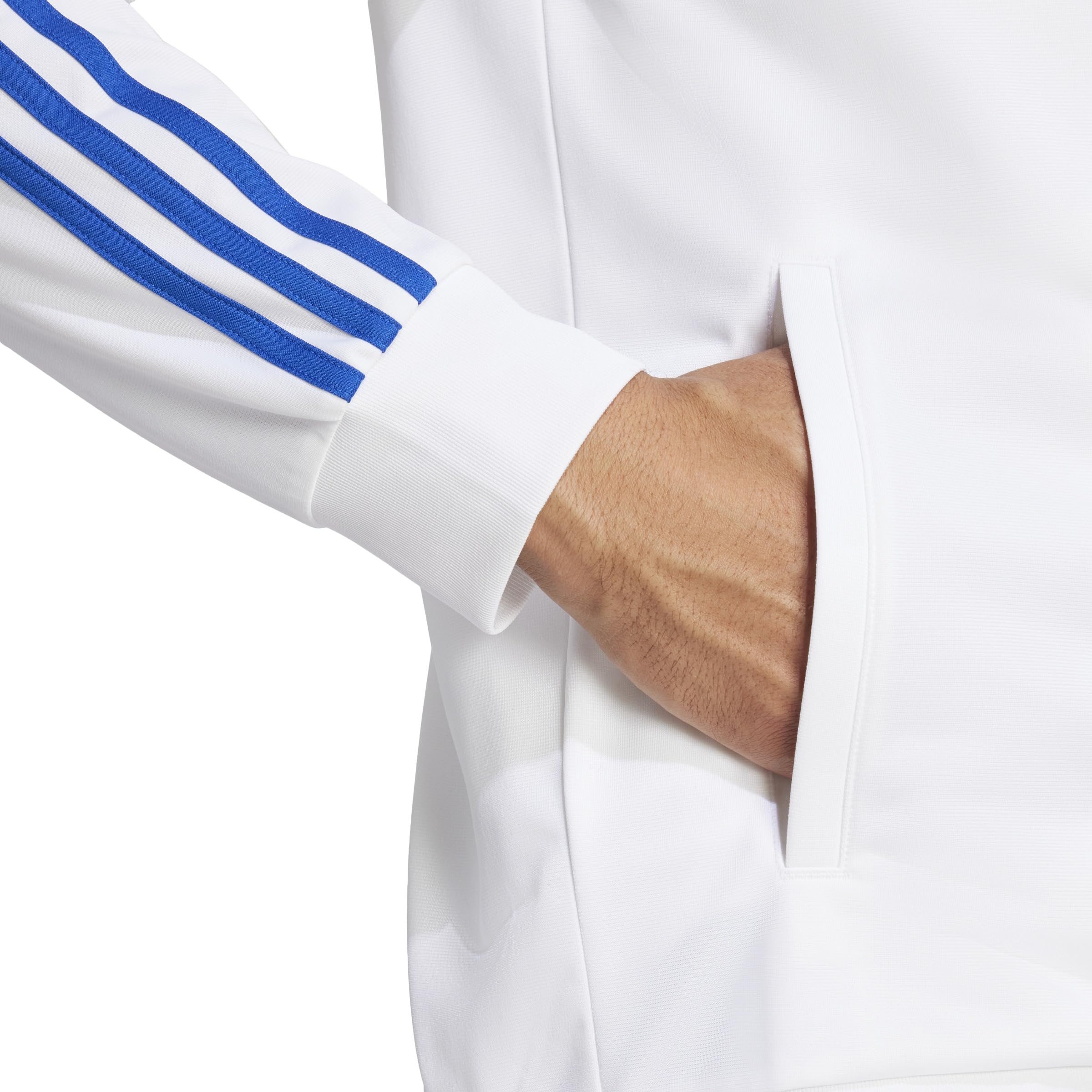 ADIDAS Chamarra Real Madrid DNA Track Top Hombre Fútbol Blanco L