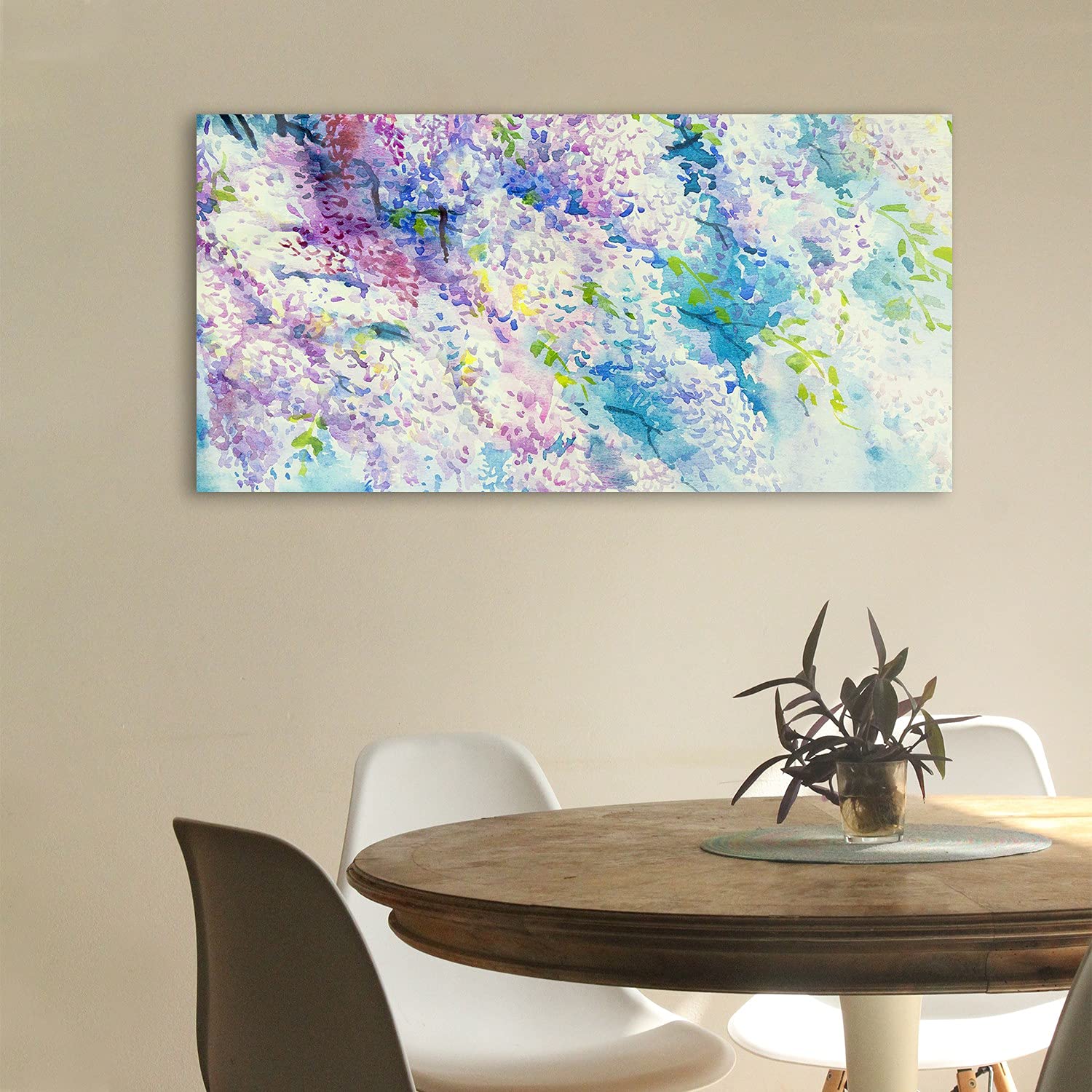 Coloray Pintura acrílica 100x50cm Vidrio Acrílico Cuadro De Pared Sala De Estar Mural Arte - Arte artístico