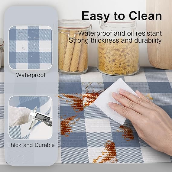 Two Colors Shelf Liners for Kitchen