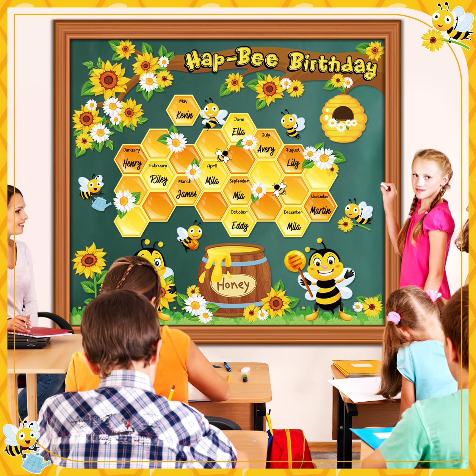 Snapklik.com : Bee Bulletin Boards Decorations Bee Themed Classroom ...