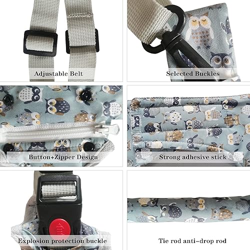 Miniatura 34 de IULONEE Andador de bebé, arnés de mano para niños pequeños, ayudante, cinturón protector, para actividades infantiles, ajustable, de pie, ayudante