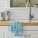 SKL Home Flips & Flops Hand Towel Set, Blue