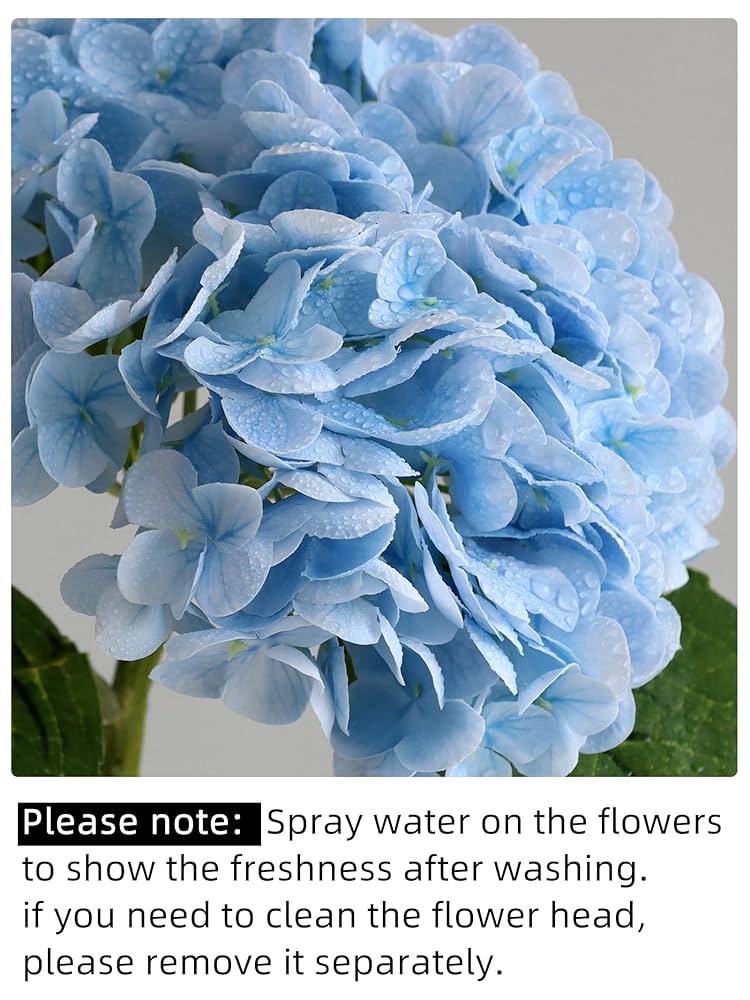 ◆Hydrangea4936◆ Mainstays 30.5 inch Artificial Hydrangea Flower Stem Purple
