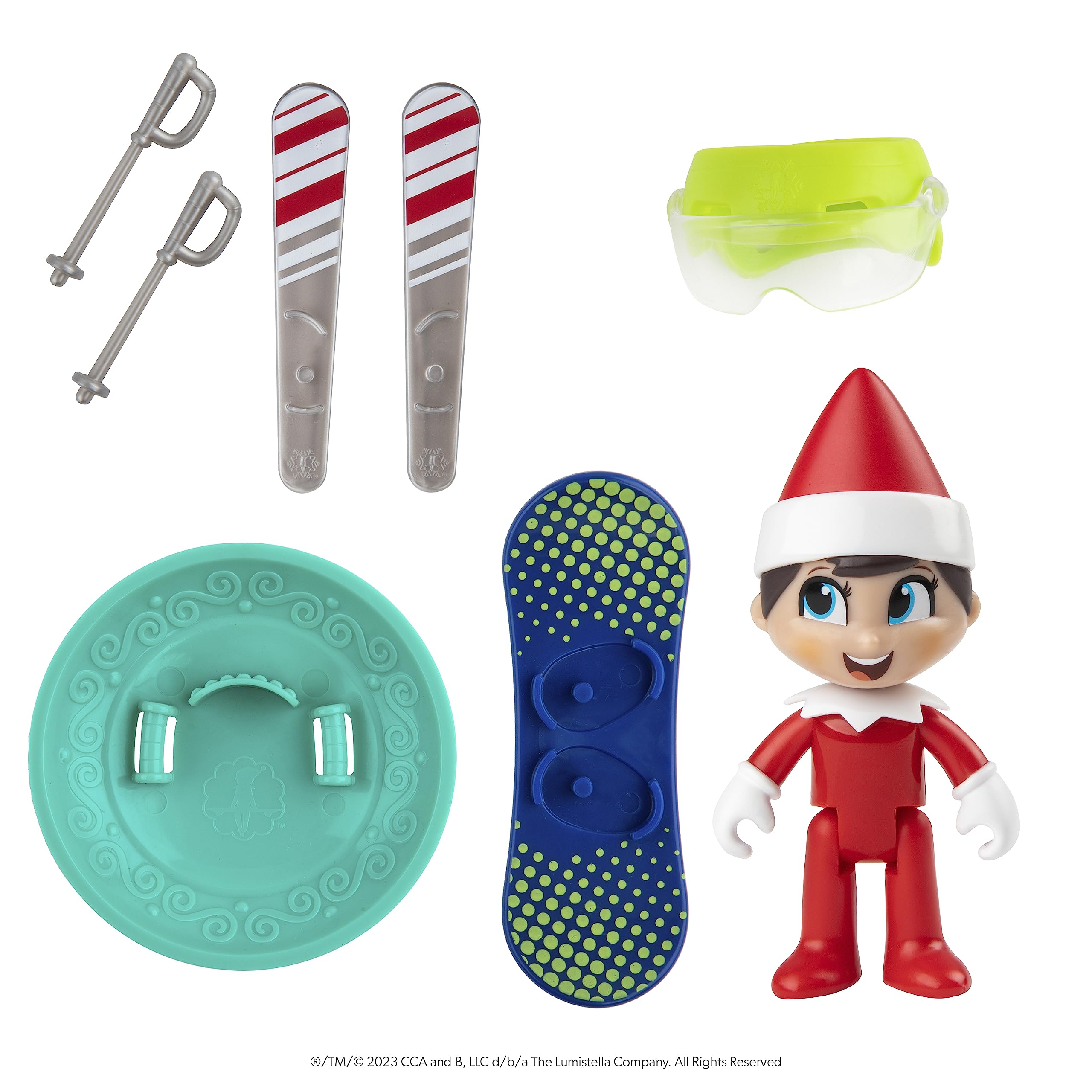 Cefa Toys Elf On The Shelf: Elfi In Azione - Viaggio In Treno (00333) Per Avventure Magiche!