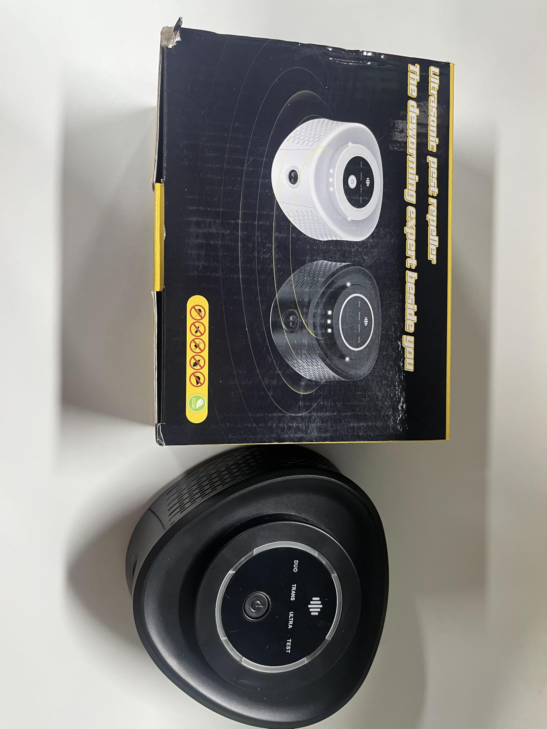 Repelente ultrasónico de ratones de 360° para control de plagas en interiores para roedores, ratones, ratas, ardillas, murciélagos, cucarachas, arañas, hormigas, insectos, dispositivo repelente