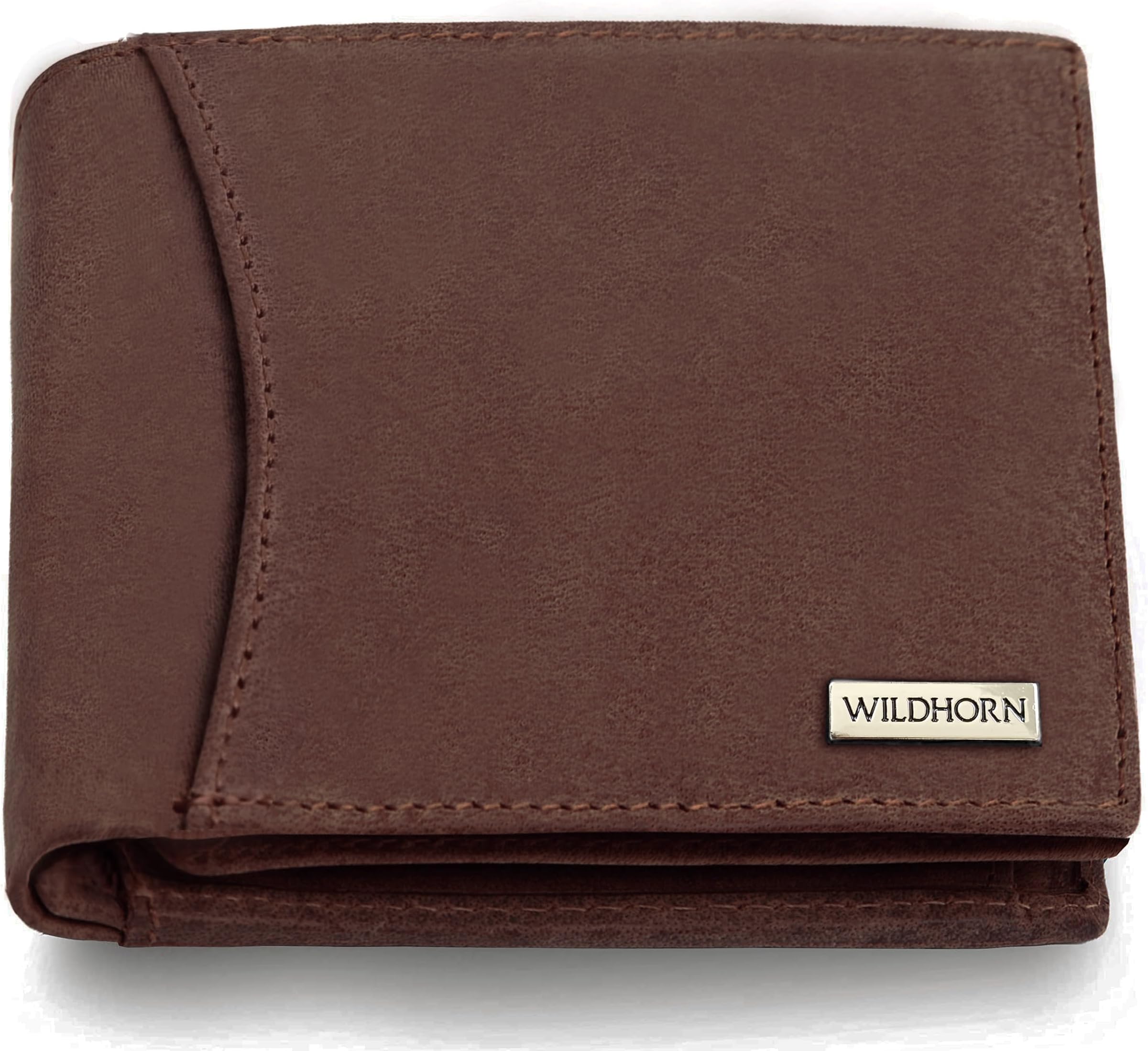 WildHornRfid Protected Leather Wallet For Men, Tan