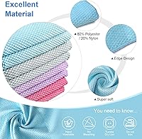 Vista 2 de Niveaya Paño de limpieza de vidrio de microfibra, paños multifuncionales reutilizables sin pelusas, paño de limpieza de ventana de ducha de acero