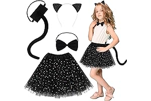 Spooky Feline: Embracing the Feline Spirit with our Toddler Cat Ears and Tail Set