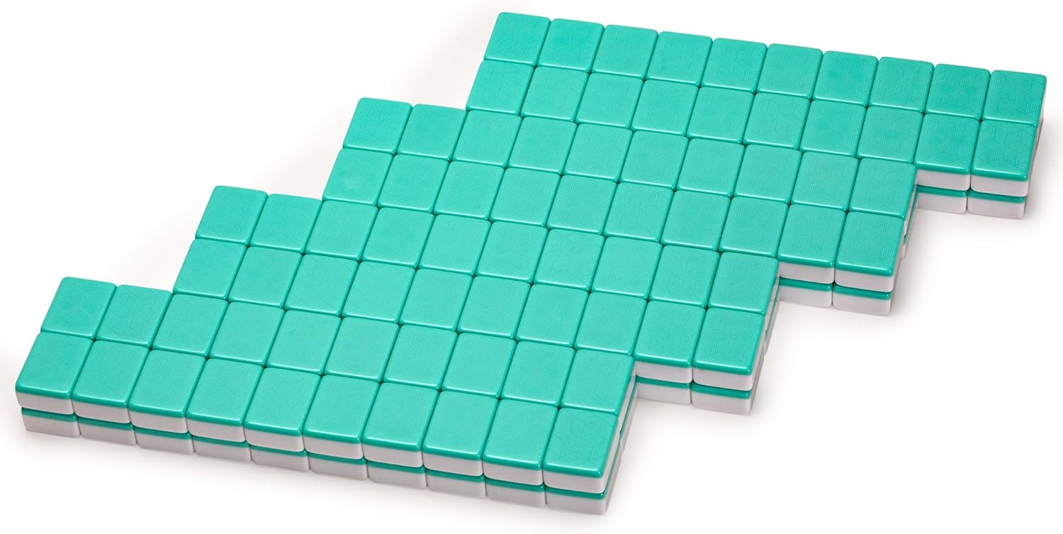 Yellow Mountain Imports Set of 166 American Mahjong Tiles, Pepper (Tiles Only Set)