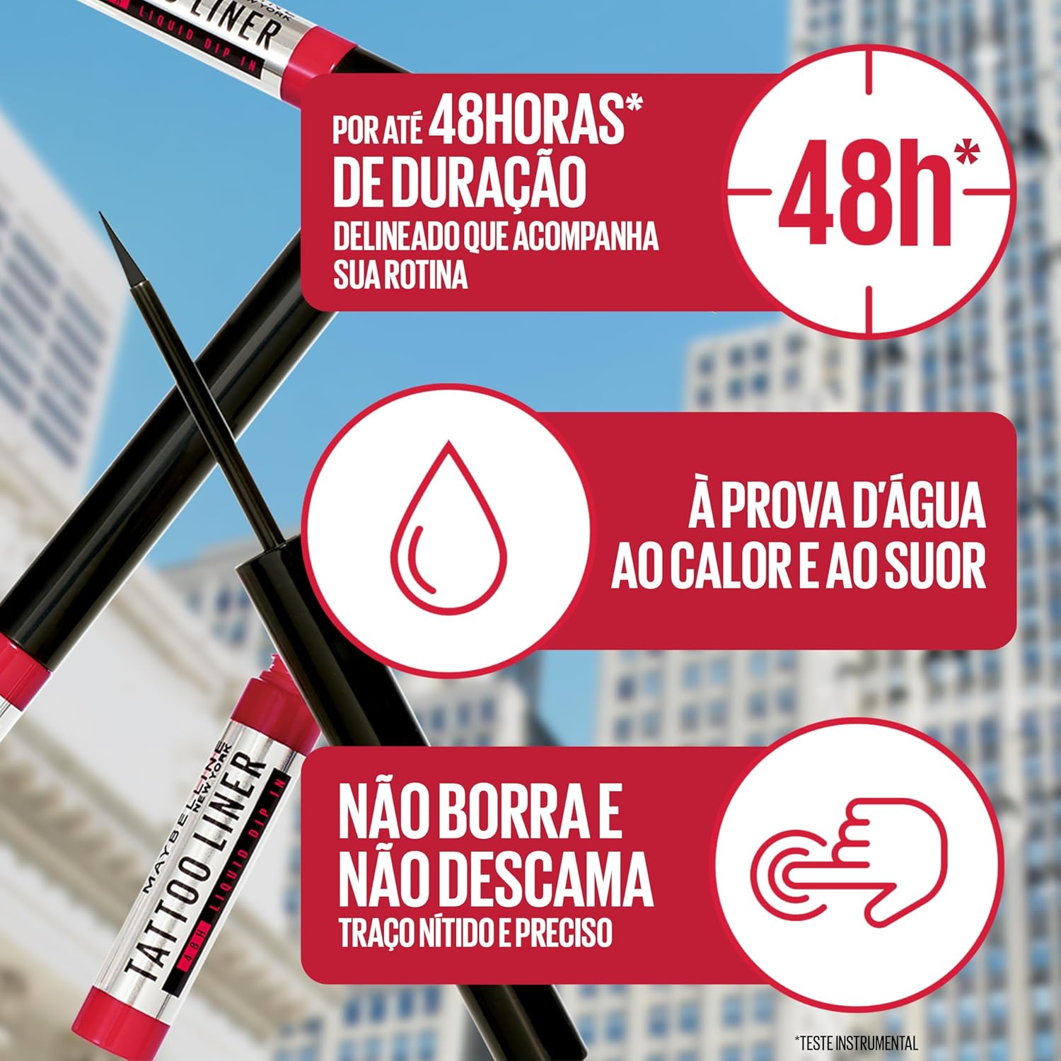 Maybelline NY Delineador Líquido Tattoo Liner 48h de duração 2ml em promoção! Veja a oferta e mais achadinhos de Delineador 3 Hoje é o melhor dia para comprar Maybelline NY Delineador Líquido Tattoo Liner 48h de duração 2ml com aquele preço maroto! Promoção! Aproveite a oferta! 3