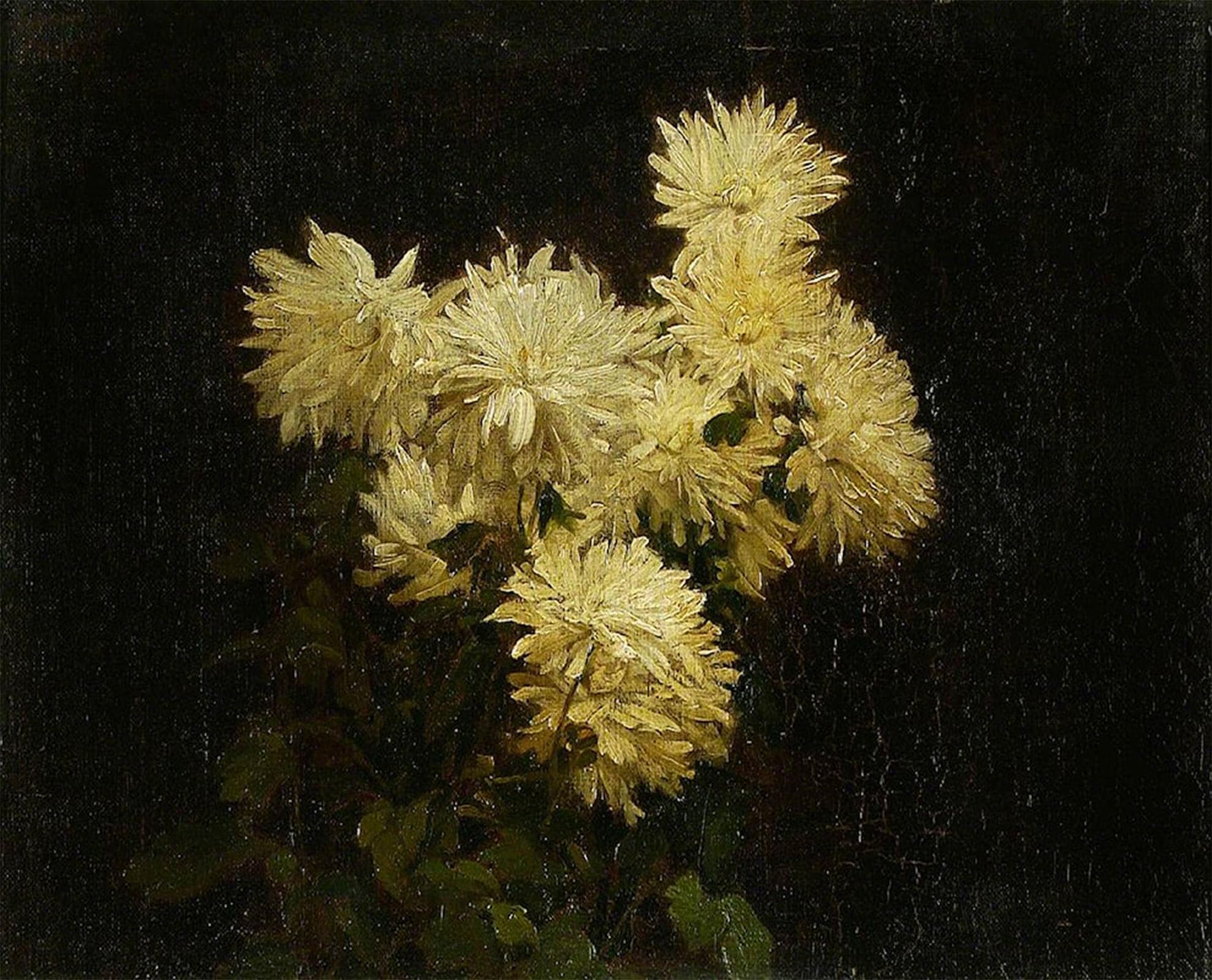 Posteriik No Frame Famous Print Pop Art Wall Art Graffiti Winter Blossoms Henri Fantin-Latour Art Prints For Home Decor 60X90cm