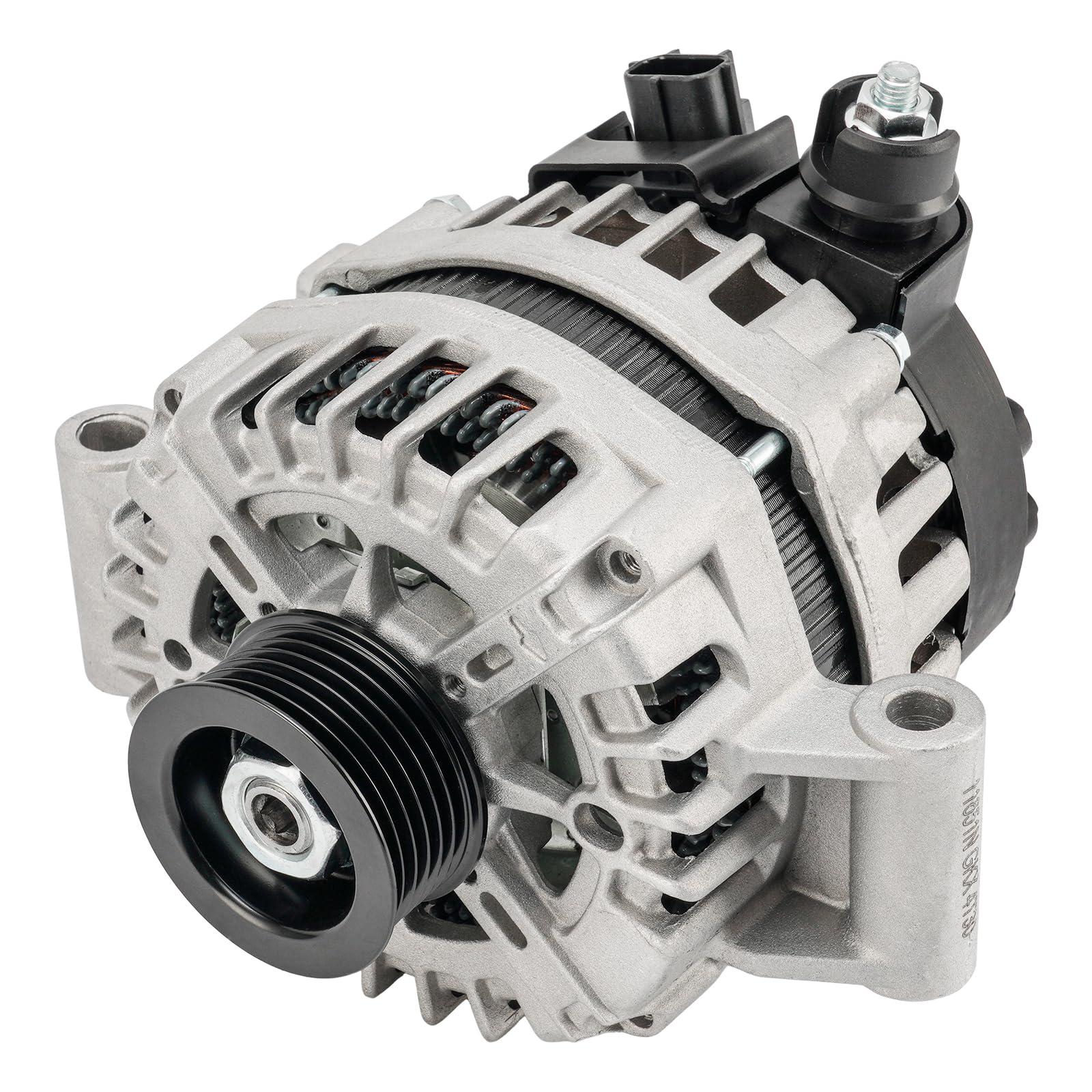 KAX New Alternator Fit for Ford: 2010-2012 F-150 6.2L, 2013-2014 F-150 6.2L(H.D. Towing Pkg.), 2011-2012 F-250/F-350 Super Duty 6.2L(to 2/2/2012) 150Amp 11651N