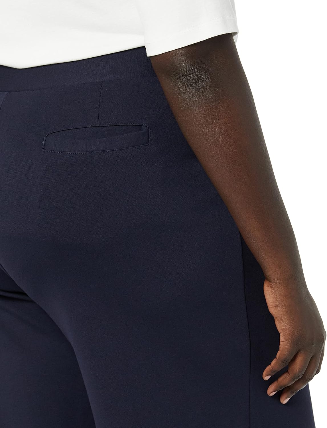 Amazon.com: Amazon Essentials Women's Slip-On Pants with A Wide Leg ...