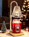 Marycele Candle Warmer Lamp for Yankee Candles, Christmas Birthday Gifts for Mom Women Sister Her, House Warming Gifts, Thanksgiving Decorations for Office Room Home Decor, Clear Wax Warmer with Timer